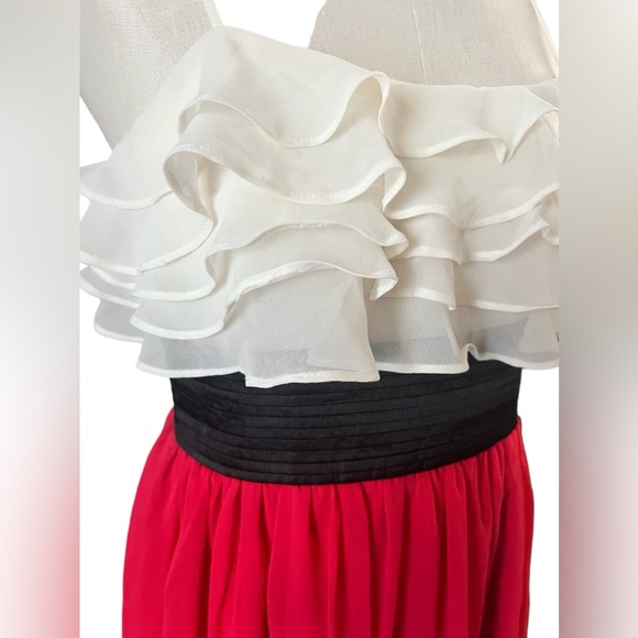 Ruffle Mini Dress with zipper - Picture 2 of 7